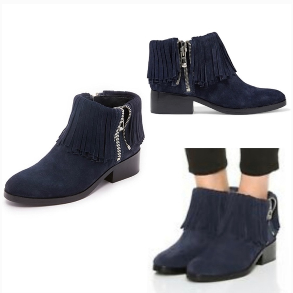 3.1 Phillip Lim Alexa-Ankle Bootie with Fringe